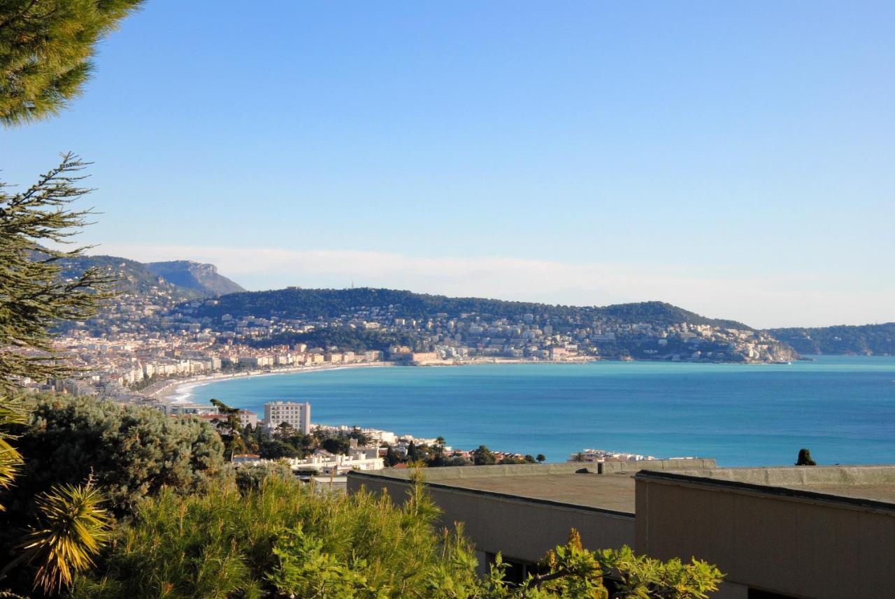 Ferienwohnung La Terrasse De La Reine Nizza Exterior foto