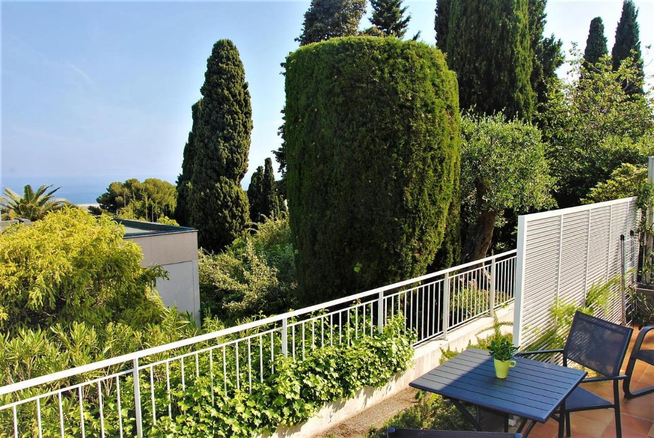 Ferienwohnung La Terrasse De La Reine Nizza Exterior foto